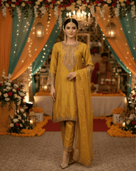 Luxury Embroidered Party Suit