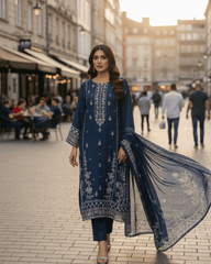 Modern Embroidered Outfit