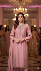 Luxury Embroidered Party Suit