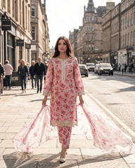 Floral Printed Lawn Suit